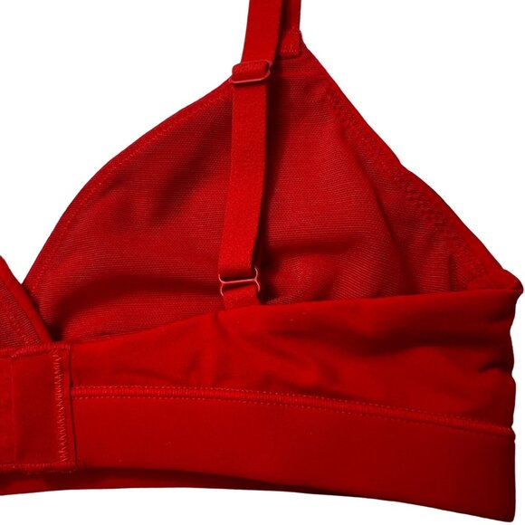 SKIMS Fits Everybody Crossover Bralette + T-String Thong Ruby XXS - Picture 5 of 13